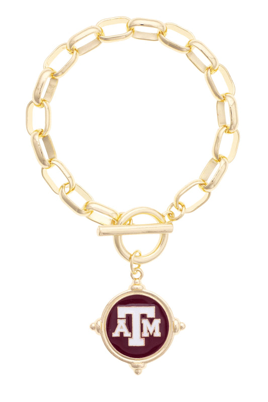 Texas A&M Aggies Logo Intaglio Bracelet