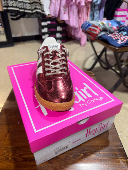 G&S Heads up by Corky’s Metallic Burgundy