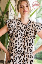 Leopard Ivory Dress