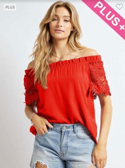 Crochet Off Shoulder Top