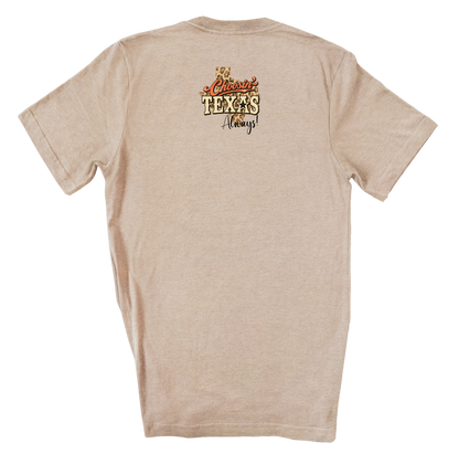 Choosin' Texas Rhinestone Graphic Tee : YES / Heather Black
