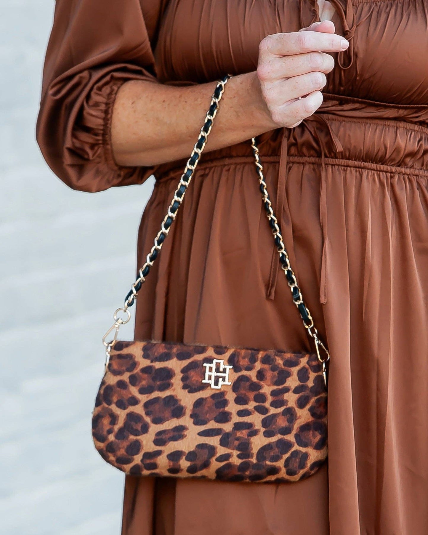 Livi Crossbody Spotted Saddle