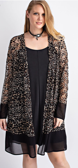 Leopard Print Cardigan